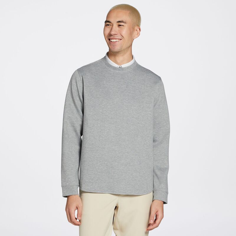 ヴァースト メンズ アウター パーカー・スウェット 労働者の一団のど首 フリース VRST Men\u0027s Pinnacle Fleece Crewneck Golf Pullover Mid Grey Heather 薄墨色