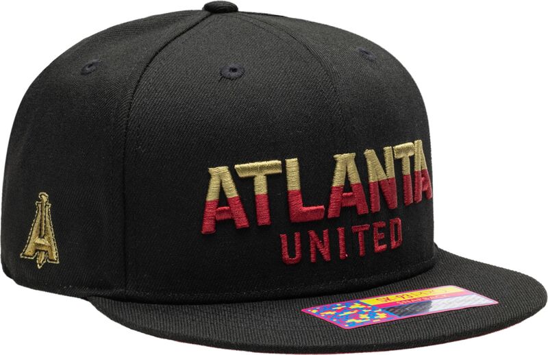 気違いインキ レディース 付属物 鳥打ち帽 Fan Ink Adult Atlanta United Loyalty Black Snapback Adjustable Hat NoColor 黒いこと