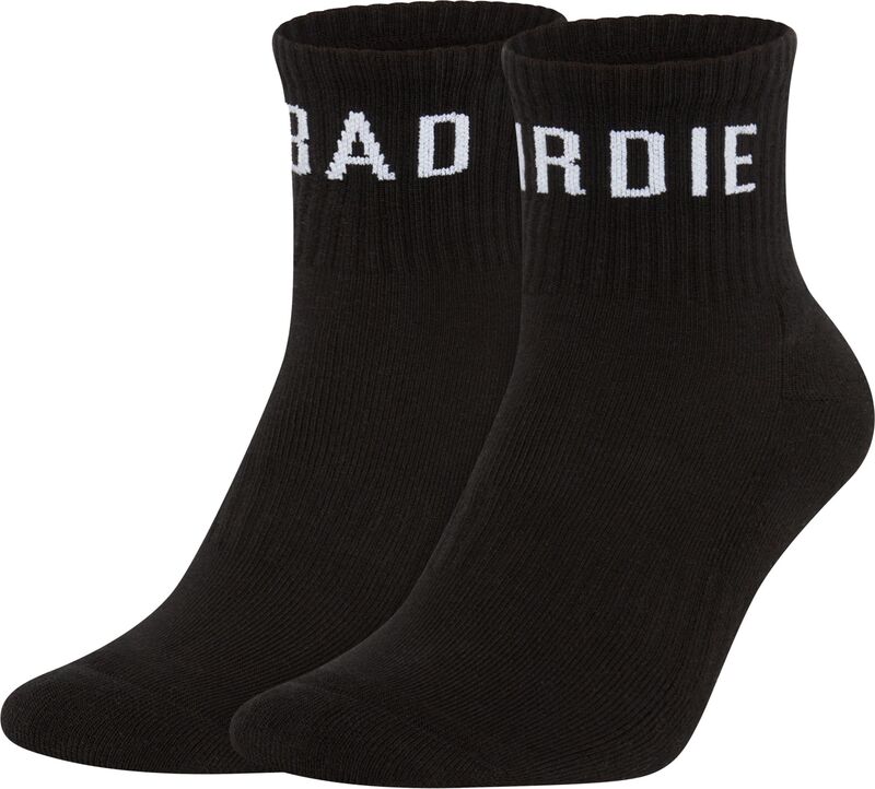 バッドバーディー レディース アンダーお召しもの ソックス Bad Birdie Men\u0027s Mid Golf Socks Black 黒いこと