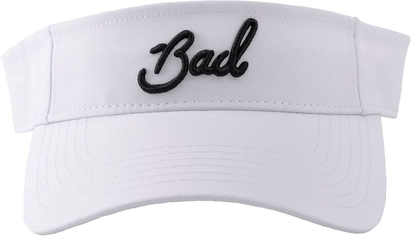 バッドバーディー レディース 付属物 鳥打ち帽 Bad Birdie Women\u0027s Bad Golf Visor Brilliant White 白いこと