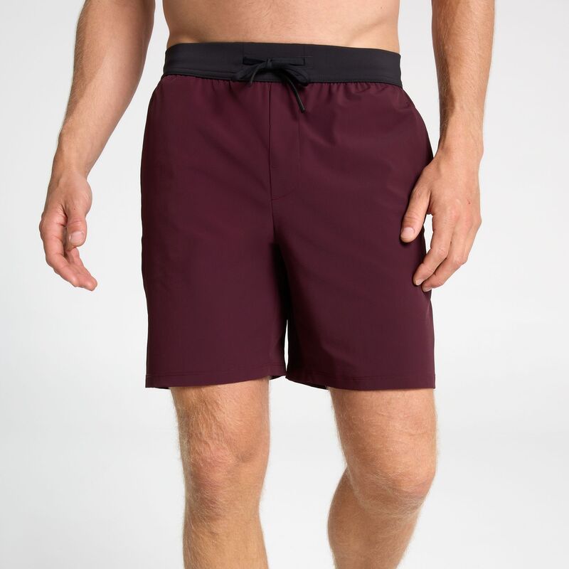 ヴァースト メンズ ボトムス 心地よいズボン下 遊撃手ズボン下 VRST Men\u0027s 7\" Elevate Unlined Shorts Burgundy Plum バーガンディ"