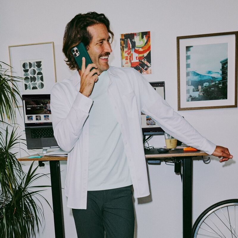 ヴァースト メンズ トップス ティーシャツ VRST Men\u0027s Limitless Long Sleeve Button Up Shirt Pure White 白いこと