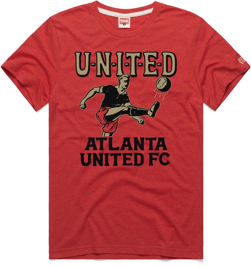 オマージュ レディース トップス ティーシャツ グラフィック HOMAGE Adult Atlanta United Red Team Graphic T-Shirt NoColor 赤いこと