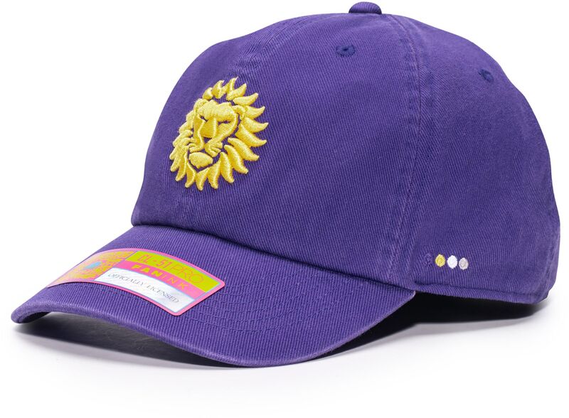 気違いインキ レディース 付属物 鳥打ち帽 Fan Ink Men\u0027s Orlando City Purple Bamboo Slouch Adjustable Hat NoColor パープル