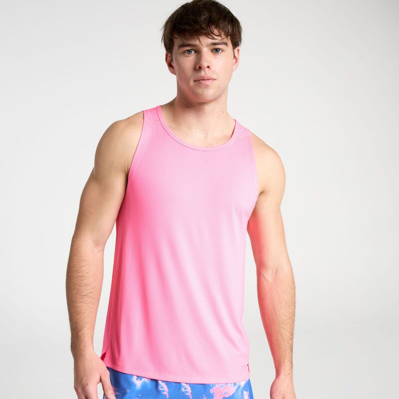 DSG メンズ トップス ティーシャツ DSG Men\u0027stride Tank Blue Chalk 車輪止め