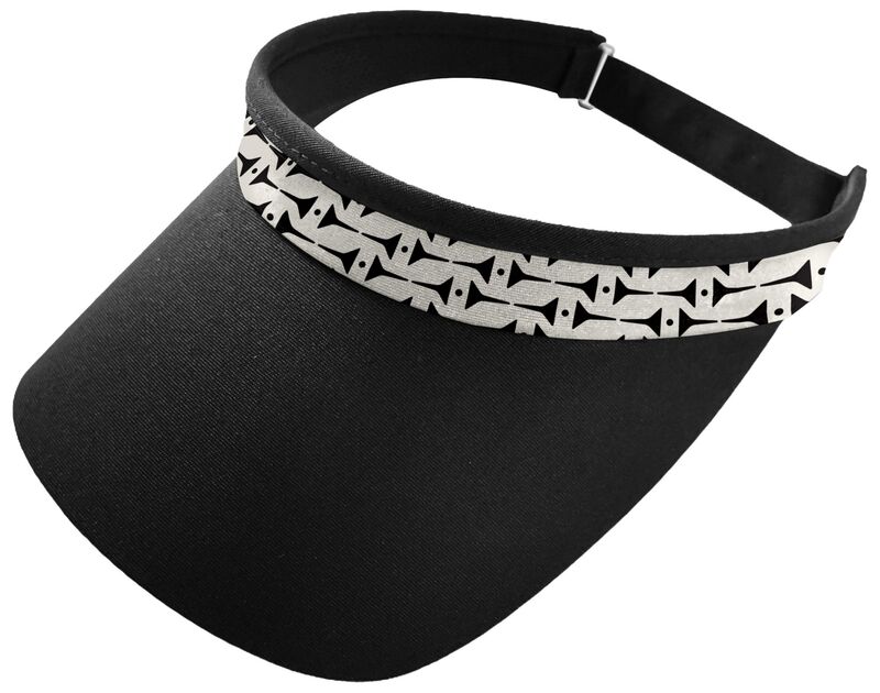 地球儀イット レディース 添え物 かぶり笠 Glove It Women\u0027s Hook And Loop Adjustable Golf Visor Black Tees 黒いこと