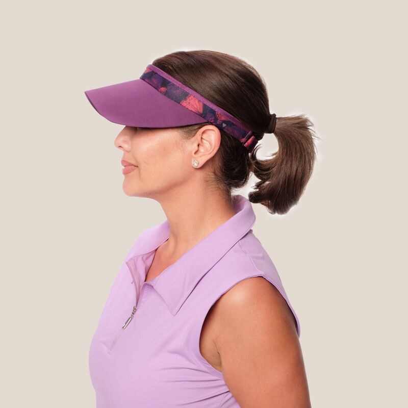 地球儀イット レディース 添え物 かぶり笠 Glove It Women\u0027s Hook And Loop Adjustable Golf Visor Butterfly Wings