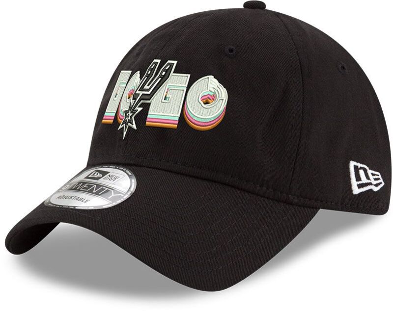 ニュー内鰓 レディース 付属物 鳥打ち帽 New Eradult Santonio Spurs Black Go Slogan 9Twenty Adjustable Hat NoColor 黒いこと