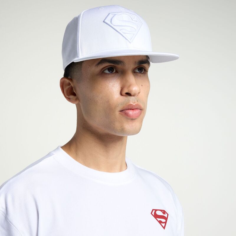DSG メンズ アクセサリー 帽子 キャップ DC x DSG All Sport Cap Superman Pure White ホワイト|ReVida 店