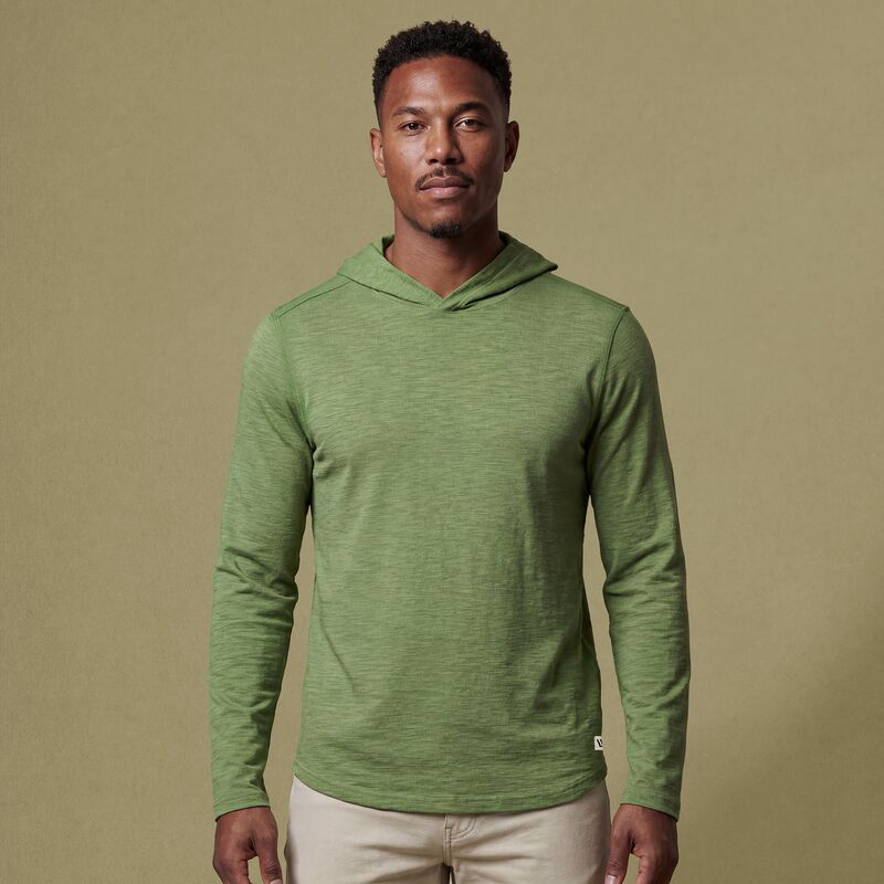 ヴァースト メンズ アウター パーカー・スウェット VRST Men's Essential Slub Hoodie Fern Olive オリーブ｜ReVida 店