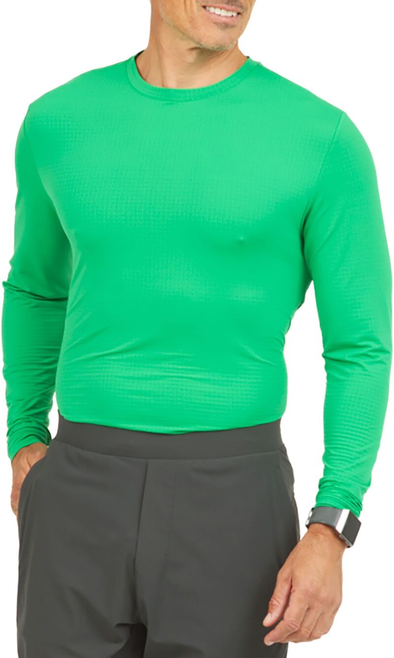 アイビークール メンズ トップス Tシャツ IBKUL Men's Long Sleeve Modern Fit-Shirt Kelly Green グリーン｜ReVida 店