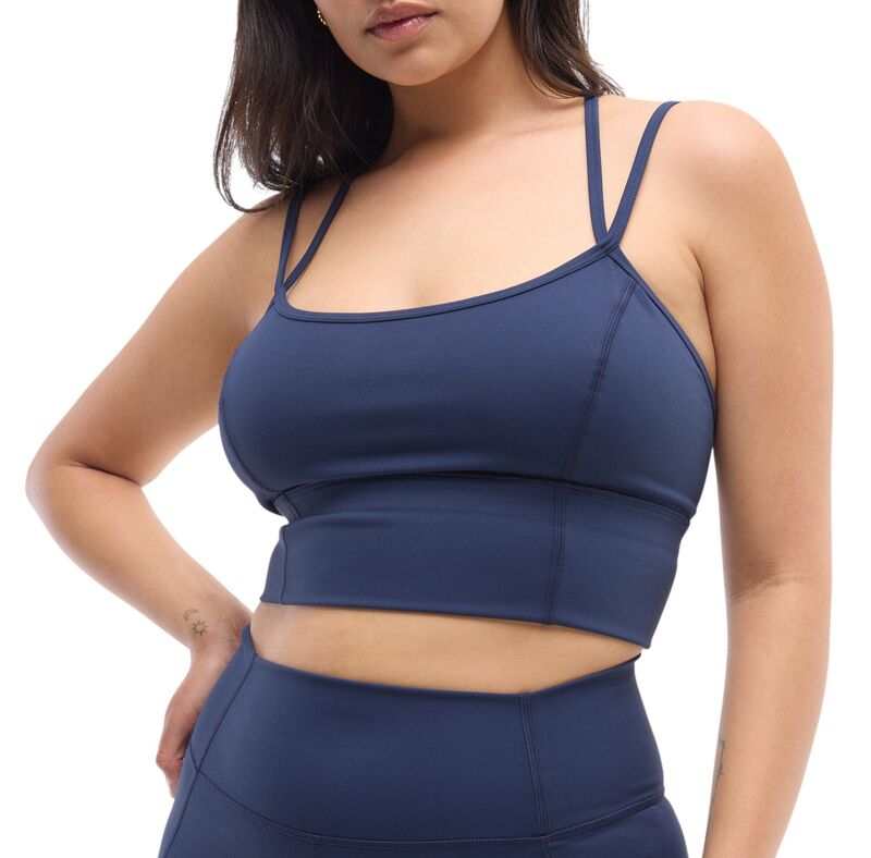 ハーフデイズ レディース トップス シャツ Halfdays Women's Gwen Longline Top Navy ネイビー｜ReVida 店