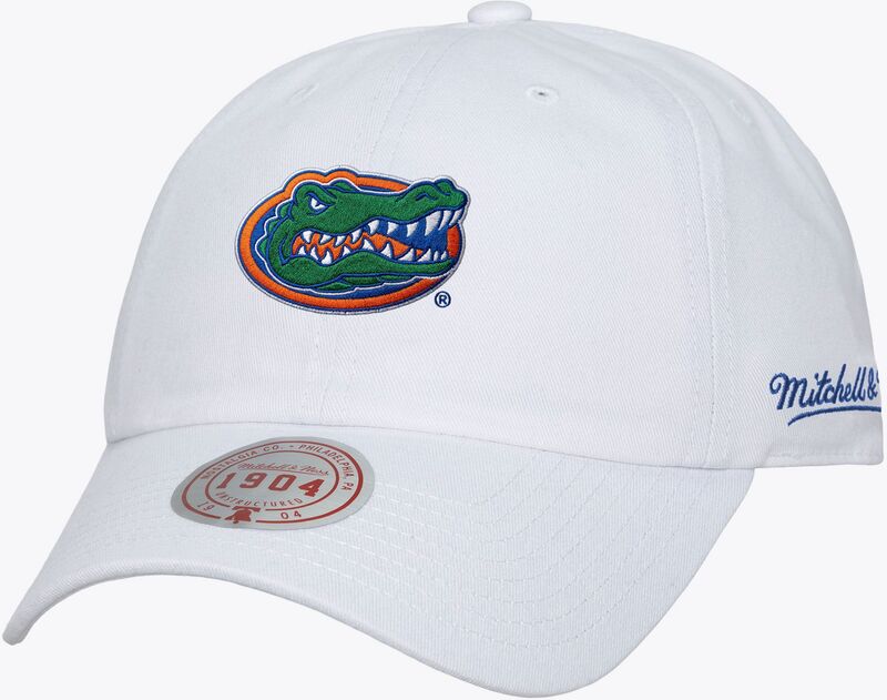 ミッチェル&ネス メンズ アクセサリー 帽子 Mitchell & Ness Adult Florida Gators White Backburst Adjustable Hat NoColor ホワイト｜ReVida 店