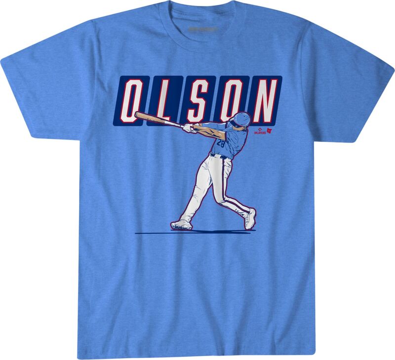 ブレイキング T メンズ トップス Tシャツ BreakingT Adult Atlanta Matt Olson T-Shirt NoColor｜ReVida 店