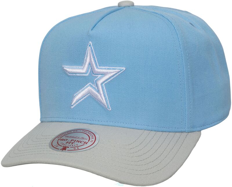 ミッチェル&ネス メンズ アクセサリー 帽子 Mitchell & Ness Adult Houston Astros Light Blue Gleam Cooperstown Snapback Adjustable Hat NoColor ブルー|ReVida 店