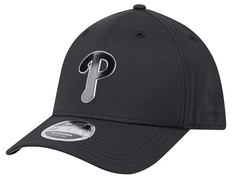 ニューエラ メンズ アクセサリー 帽子 トール New Eradult Philadelphia Phillies Black Metallic 39Thirty Stretch Fit Hat NoColor ブラック|ReVida 店