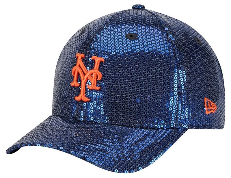 ニューエラ レディース アクセサリー 帽子 スパンコール New Era Women's New York Mets Blue Sequin 9Forty Adjustable Hat NoColor ブルー｜ReVida 店
