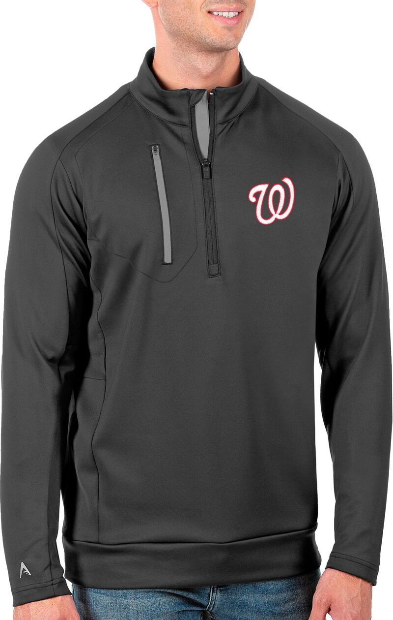 アンティグア メンズ トップス シャツ トール Antigua Men's Tall Washingtonationals Generation Carbon Half-Zipullover NoColor|ReVida 店