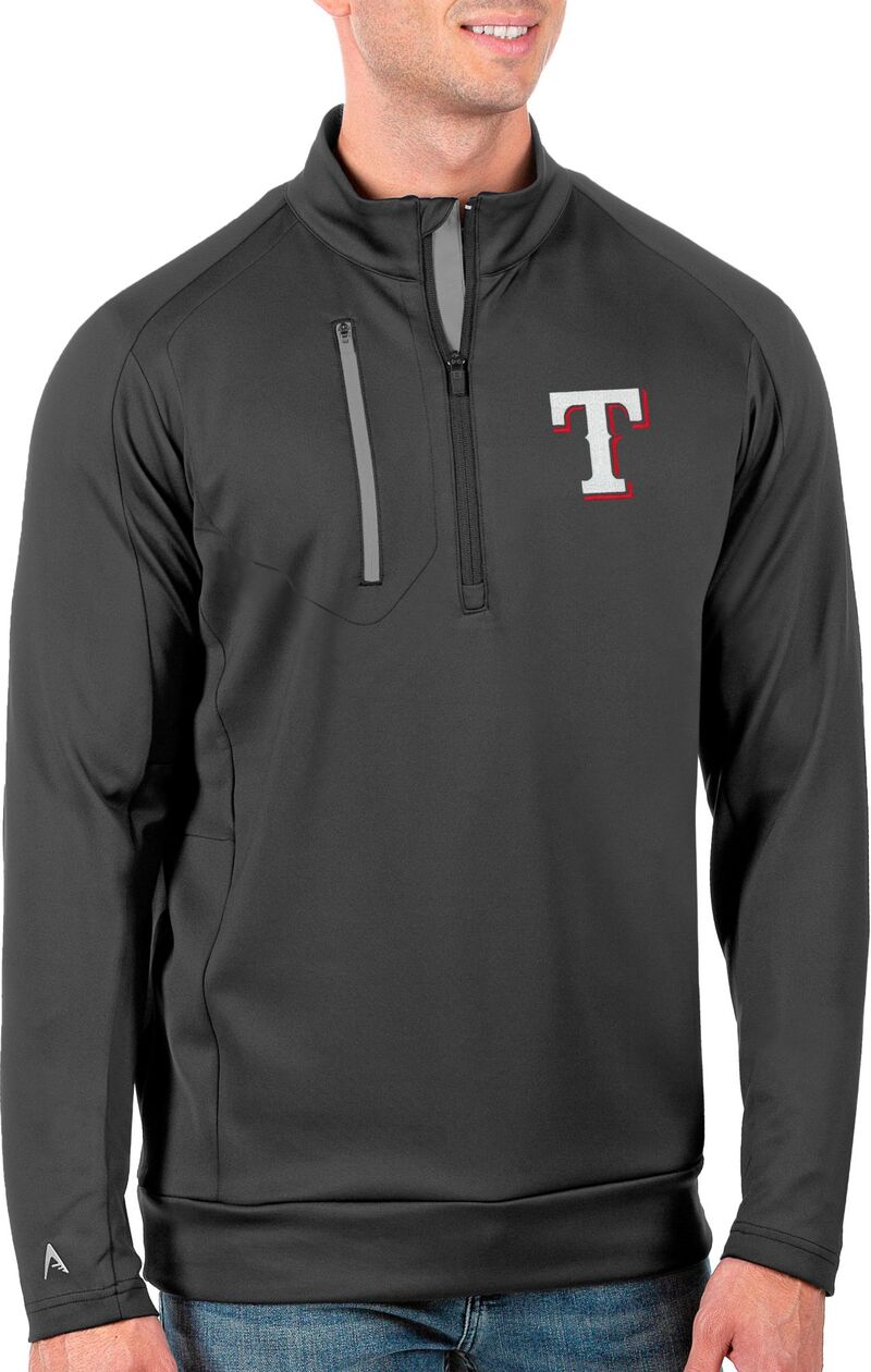 アンティグア メンズ トップス シャツ トール Antigua Men's Tall Texas Rangers Generation Carbon Half-Zipullover NoColor|ReVida 店