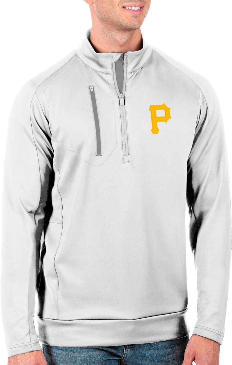 アンティグア メンズ トップス シャツ トール Antigua Men's Tall Pittsburgh Pirates Generation White Half-Zipullover NoColor ホワイト|ReVida 店