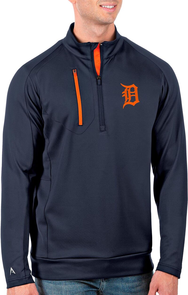 アンティグア メンズ トップス シャツ トール Antigua Men's Tall Detroitigers Generatio navy Half-Zipullover NoColor ネイビー｜ReVida 店