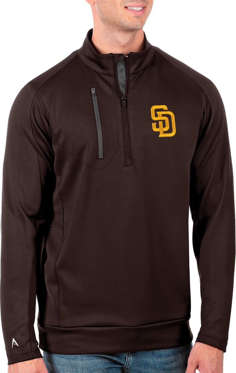 アンティグア メンズ トップス シャツ トール Antigua Men's Tall San Diego Padres Generation Carbon Half-Zipullover NoColor|ReVida 店