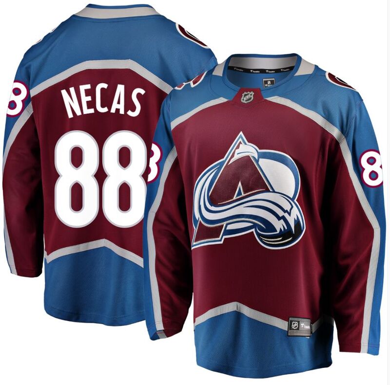 ファナティクス メンズ トップス シャツ ジャージー Fanatics NHL Men's Colorado Avalanche Martinecas #88 Home Breakaway Replica Maroon Jersey NoColor マルーン|ReVida 店