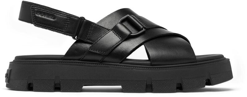 ソレル レディース シューズ サンダル SOREL Women's Rein CB Crisscrossandals Black/Black ブラック｜ReVida 店