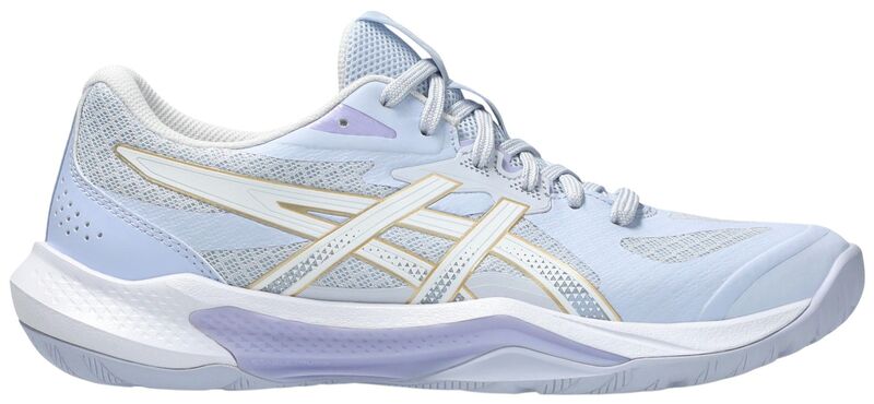 アシックス レディース シューズ スニーカー ASICS Women's GEL-TACTIC 13 Court Shoes Light Blue/White ホワイト｜ReVida 店