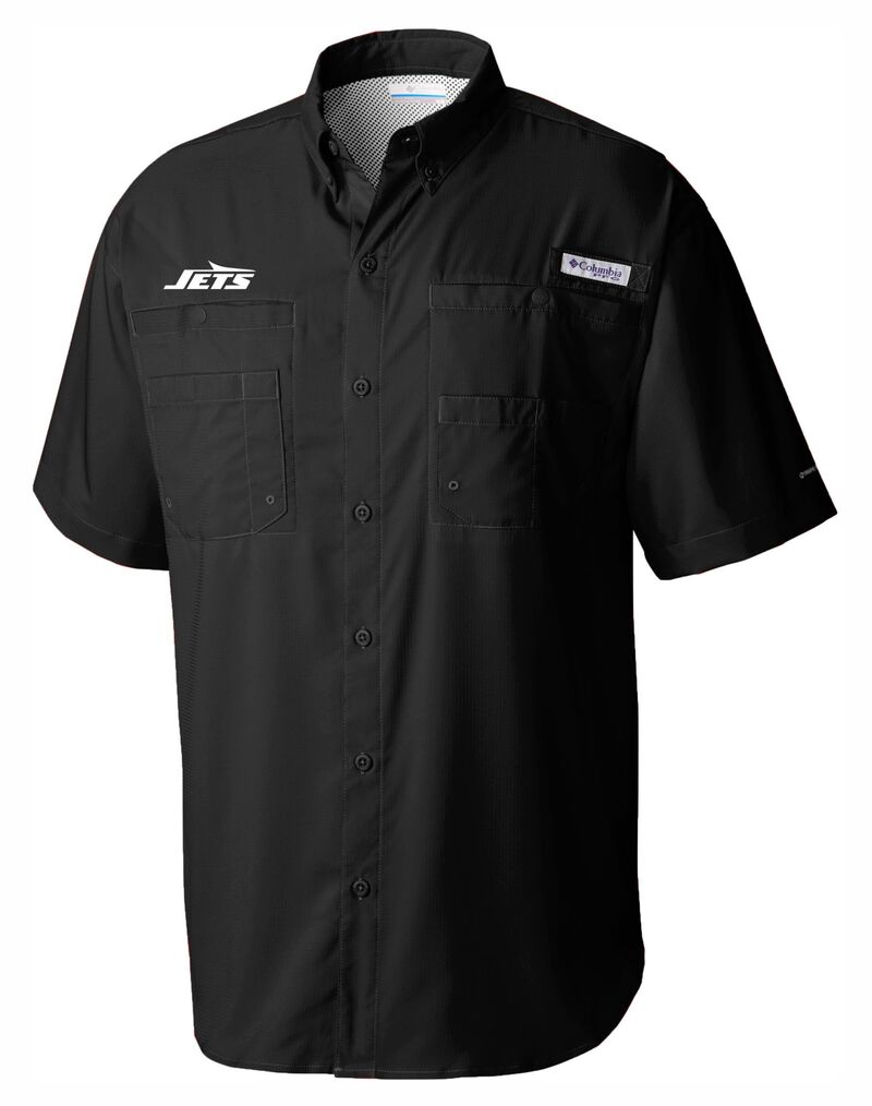 コロンビア メンズ トップス プルオーバー Columbia Men\u0027s New York Jets Black Tamiami Shirt NoColor 黒いこと