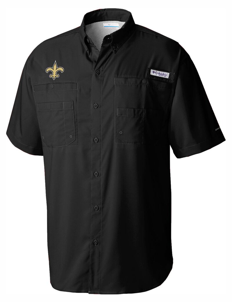 コロンビア メンズ トップス プルオーバー Columbia Men\u0027s New Orleansaints Black Tamiami Shirt NoColor 黒いこと