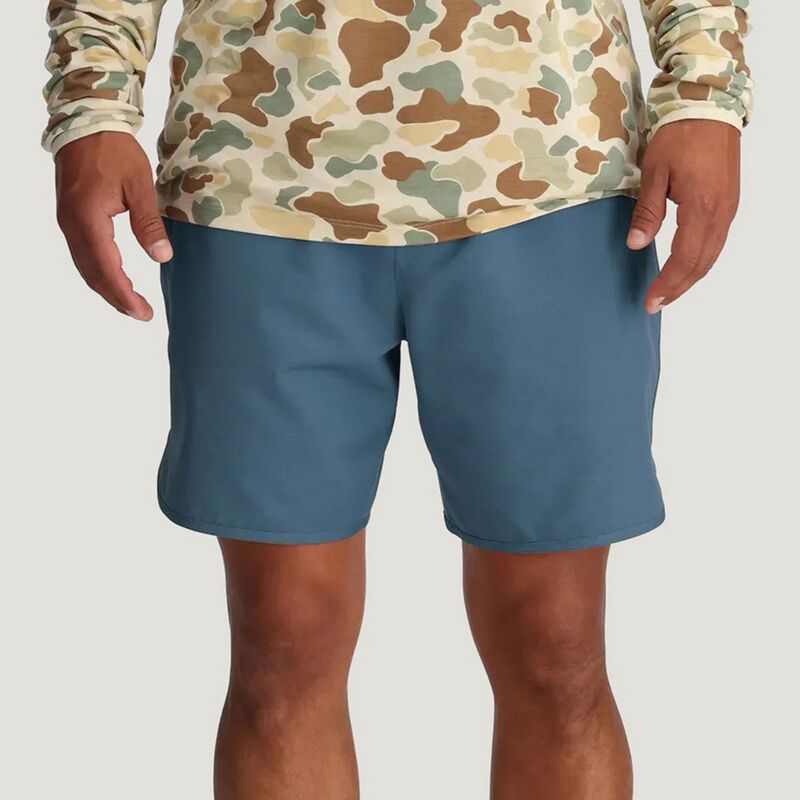 フリー フライ メンズ ボトムス ハーフパンツ・ショーツ Free Fly Men's 7" Lined Reverb Short Pacific Blue ブルー|ReVida 店