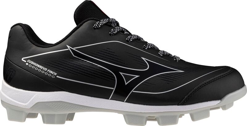 ミズノ レディース シューズ スニーカー Mizuno Women's Cushionrevo Finch TPU Softball Cleats Black/White ホワイト｜ReVida 店
