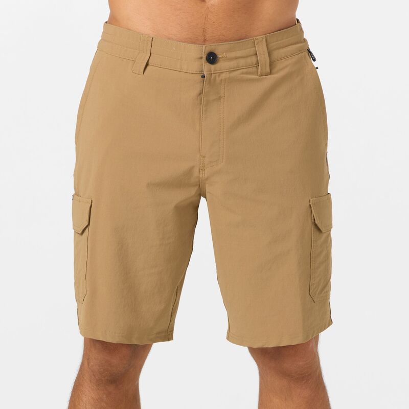 オニール メンズ ボトムス ハーフパンツ・ショーツ ショートパンツ O'Neill Men's TRVLR Cargo Hybrid 20'' Shorts Dar khaki カーキ|ReVida 店