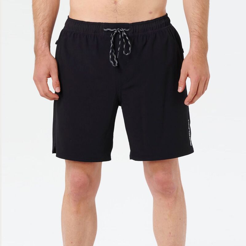 リップカール メンズ ボトムス ハーフパンツ・ショーツ ショートパンツ Rip Curl Men's Aerotech Lined Volley Swim Shorts Black ブラック｜ReVida 店