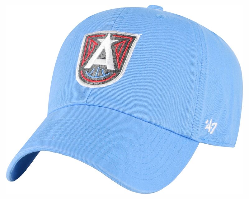 フォーティーセブン メンズ アクセサリー 帽子 ロゴ '47 Adult Atlanta Dream Blue Logo Clean Up Adjustable Hat NoColor ブルー｜ReVida 店