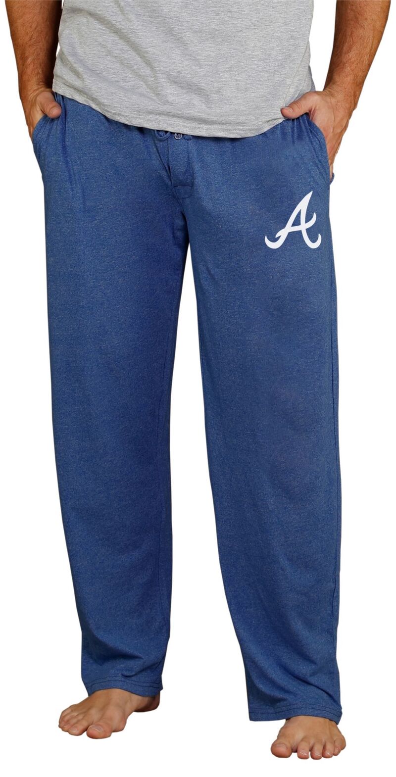 コンセプツ スポーツ メンズ ボトムス カジュアルパンツ ニット Conceptsport Men's Atlanta Braves Navy Quest Knit Pants NoColor ネイビー｜ReVida 店