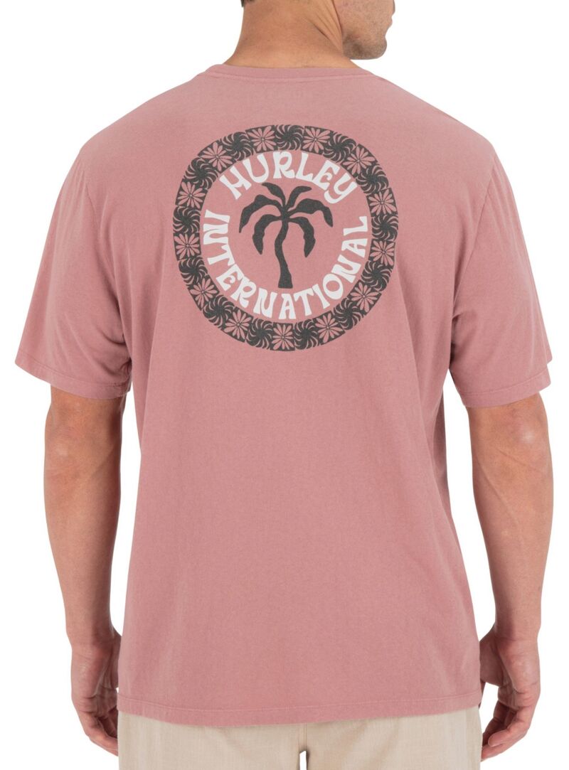 ハーレー メンズ ボトムス ハーフパンツ・ショーツ シャツ Hurley Men's Palm Short Sleeve Shirt Phantom Rose|ReVida 店