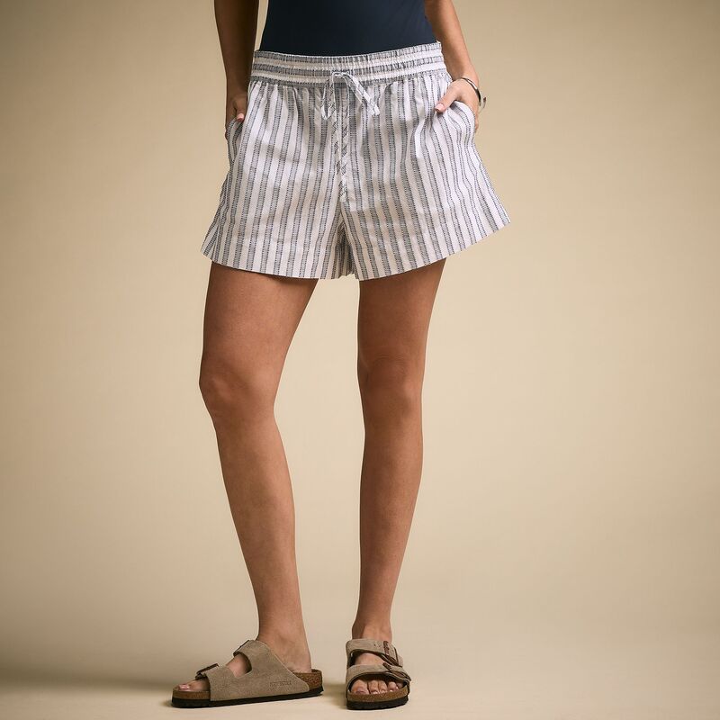 キャリー レディース ボトムス ハーフパンツ・ショーツ CALIA Women'swim Pieced Cover-Up Stripe Short Gingham Stripe Blue ブルー｜ReVida 店 7,441円