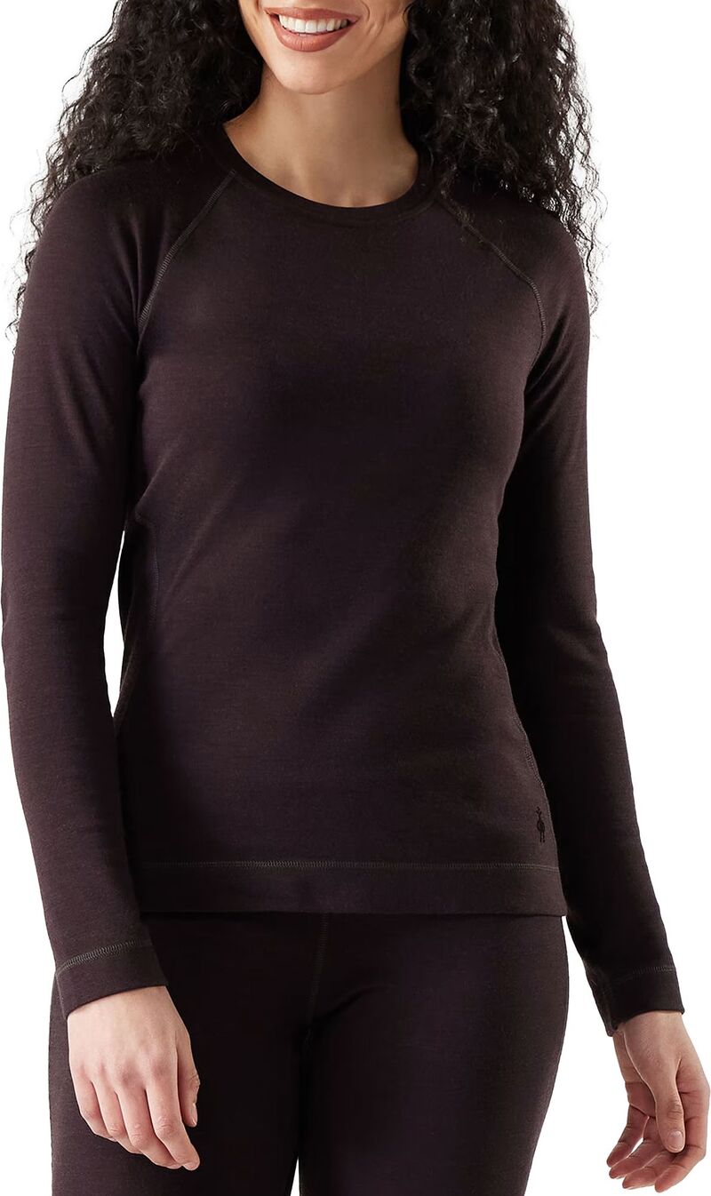 スマートウール レディース トップス シャツ Smartwool Women's Merino 250 Baselayer Top Mink Heather ヘザー|ReVida 店
