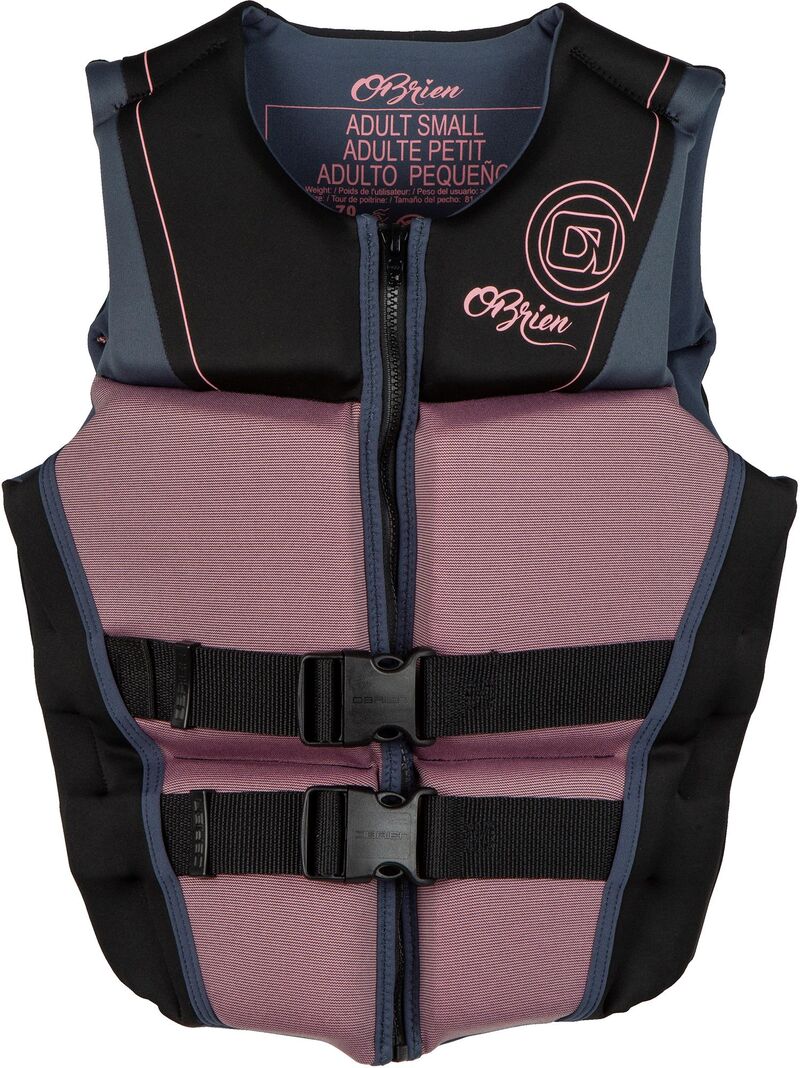 オブライエン レディース トップス ベスト O'Brien Women's V-Back Neoprene Life Vest Rose|ReVida 店