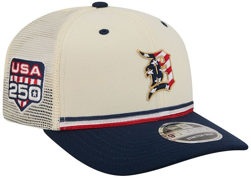 ニューエラ メンズ アクセサリー 帽子 New Eradult Detroitigers 4th of July 9Seventy Adjustable Stretch-Snap Trucker Hat NoColor アニマル｜ReVida 店
