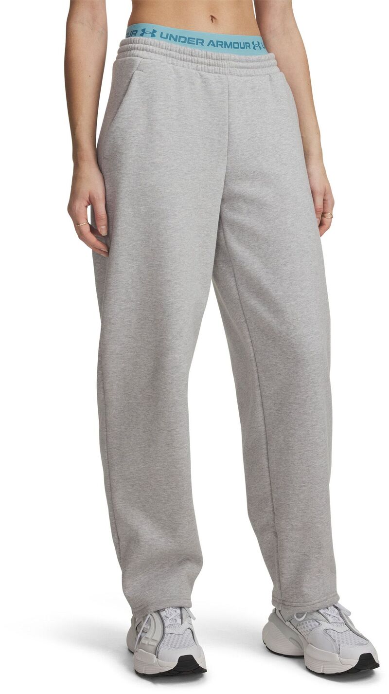 アンダーアーマー レディース ボトムス カジュアルパンツ フリース Under Armour Women's Icon Fleece Relaxed Pants Mod Gray Full Heather/Mod Gray グレー｜ReVida 店