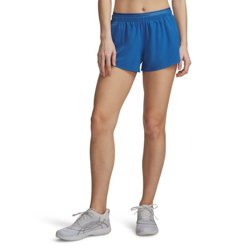 アンダーアーマー レディース ボトムス ハーフパンツ・ショーツ ショートパンツ Under Armour Women's Vanish Woven 3" Shorts Aegean Blue/Blackout Navy ネイビー｜ReVida 店