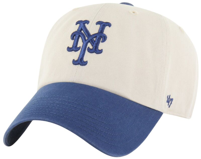 フォーティーセブン レディース アクセサリー 帽子 '47 Adult New York Mets Cream 2-Tone Clean Up Hat NoColor クリーム｜ReVida 店