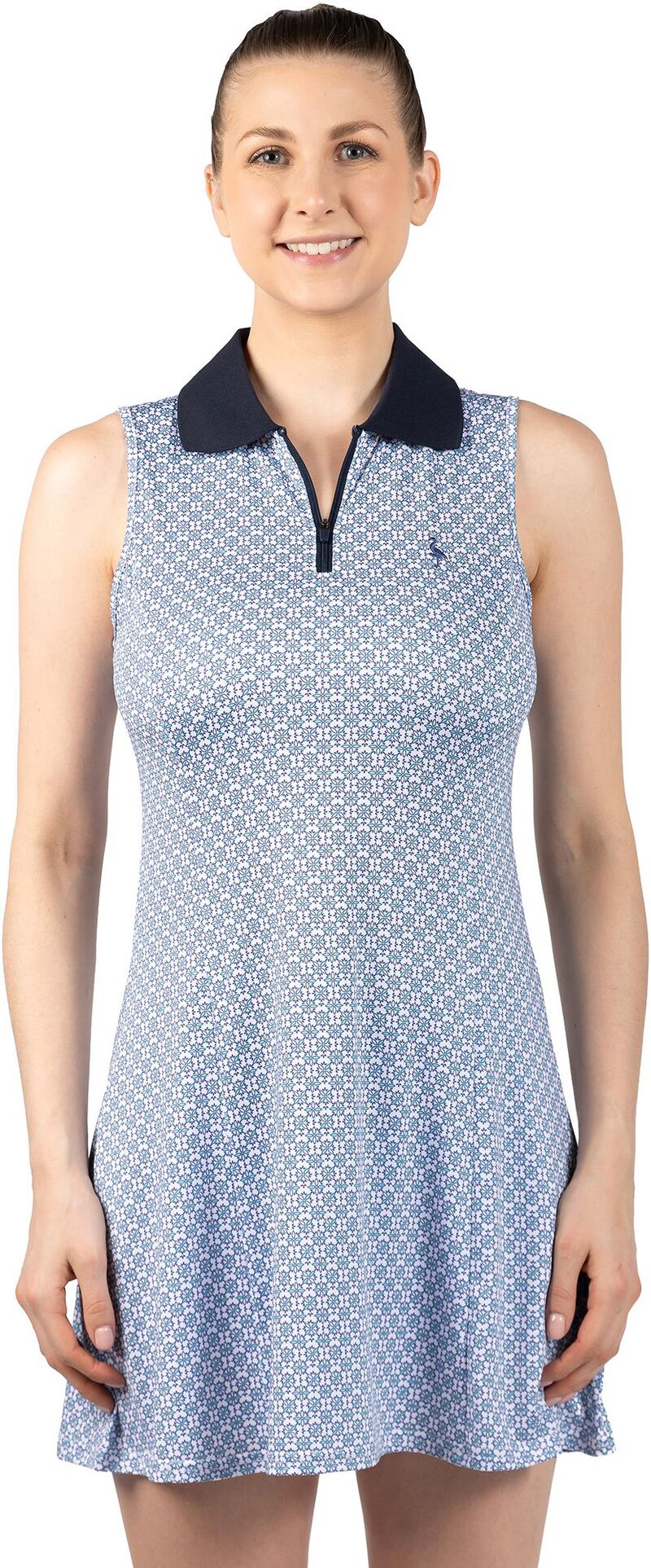 テーラーバード レディース トップス ポロシャツ プリント TailorByrd Women's Geo Printed Polo Dresseafoam|ReVida 店