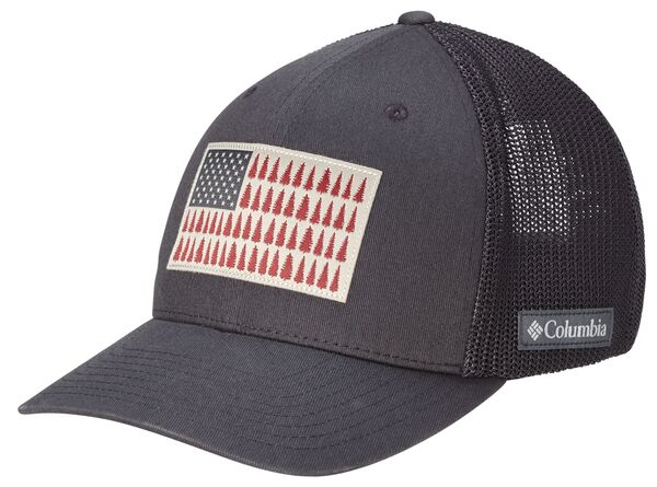 コロンビア メンズ アクセサリー 帽子 メッシュ キャップ Columbia Mesh Tree Flag Ball Cap Shark/Shark|ReVida 店