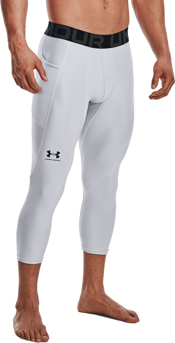 アンダーアーマー メンズ ボトムス カジュアルパンツ レギンス Under Armour Men's HeatGearmour 3/4 Leggings Mod Gray/Black ブラック