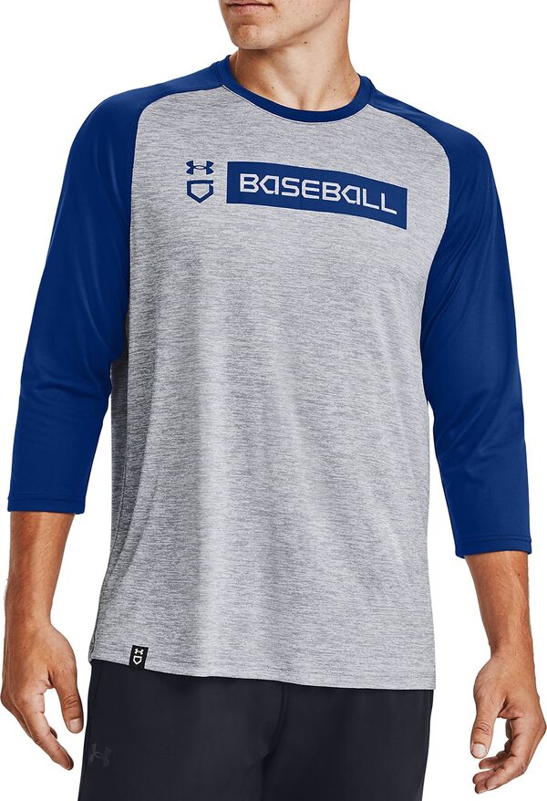 アンダーアーマー メンズ トップス シャツ Under Armour Men's Utility 3/4 Sleeve Shirt Grey/Royal グレー 8,610円