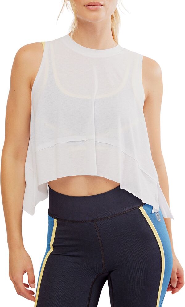 フリーピープル レディース トップス シャツ FP Movement Women's Tempo Tank White ホワイト｜ReVida 店